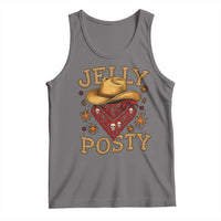Jelly Posty Cowboy Bandana Tank Top Funny Country Western Rodeo - Wonder Print Shop