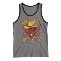 Jelly Posty Cowboy Bandana Tank Top Funny Country Western Rodeo - Wonder Print Shop