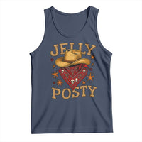 Jelly Posty Cowboy Bandana Tank Top Funny Country Western Rodeo - Wonder Print Shop