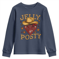 Jelly Posty Cowboy Bandana Youth Sweatshirt Funny Country Western Rodeo - Wonder Print Shop