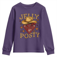 Jelly Posty Cowboy Bandana Youth Sweatshirt Funny Country Western Rodeo - Wonder Print Shop