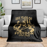 250 Years of Freedom US Presidents Rock Band Throw Blanket Funny Abraham Lincoln George Washington Teddy Roosevelt Concert 1776 to 2026
