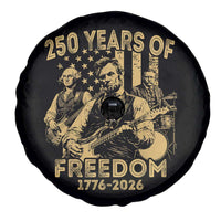 250 Years of Freedom US Presidents Rock Band Spare Tire Cover Funny Abraham Lincoln George Washington Teddy Roosevelt Concert 1776 to 2026