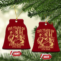 250 Years of Freedom US Presidents Rock Band Ceramic Ornament Funny Abraham Lincoln George Washington Teddy Roosevelt Concert 1776 to 2026