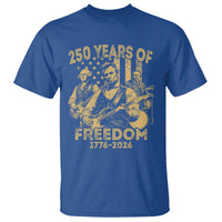 250 Years of Freedom US Presidents Rock Band T Shirt Funny Abraham Lincoln George Washington Teddy Roosevelt Concert 1776 to 2026
