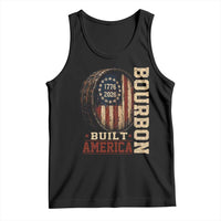 Bourbon Built America Vintage Distressed Graphic Tank Top American Flag Whiskey Barrel 1776 to 2026 Semiquincentennial Patriotic