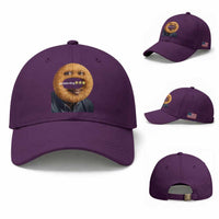 Funny Sonion Ring Cursed Meme Graphic Baseball Cap Surreal Deep Fried Onion Ring Joke