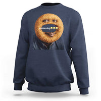 Funny Sonion Ring Cursed Meme Graphic Sweatshirt Surreal Deep Fried Onion Ring Joke