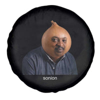 Viral Sonion Surreal Meme Spare Tire Cover Funny Crying Onion Man Aesthetic Joke