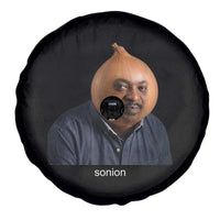 Viral Sonion Surreal Meme Spare Tire Cover Funny Crying Onion Man Aesthetic Joke