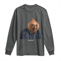 Viral Sonion Surreal Meme Long Sleeve Shirt Funny Crying Onion Man Aesthetic Joke