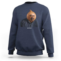 Viral Sonion Surreal Meme Sweatshirt Funny Crying Onion Man Aesthetic Joke