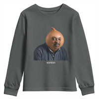 Viral Sonion Surreal Meme Youth Sweatshirt Funny Crying Onion Man Aesthetic Joke