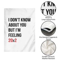 Funny 40th Birthday Pop Culture Lyric Parody Garden Flag Im Feeling 20x2 40 Years Old Milestone Bday Gag Gift