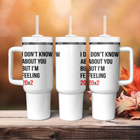 Funny 40th Birthday Pop Culture Lyric Parody Tumbler With Handle Im Feeling 20x2 40 Years Old Milestone Bday Gag Gift