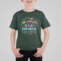 Back To School In Spanish T Shirt For Kid De Vuelta A La Escuela Welcome Espanol - Wonder Print Shop