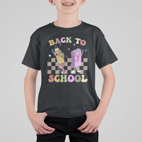 Welcome Back To School T Shirt For Kid Happy First Day Of School Cute Retro Groovy - Wonder Print Shop