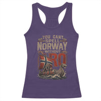 Funny You Cant Spell Norway Without RO Racerback Tank Top Vintage Longship Viking Row Spirit Heritage