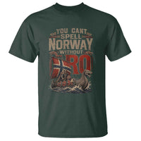 Funny You Cant Spell Norway Without RO T Shirt Vintage Longship Viking Row Spirit Heritage