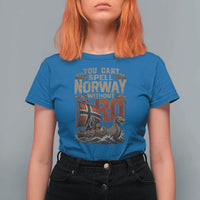 Funny You Cant Spell Norway Without RO T Shirt For Women Vintage Longship Viking Row Spirit Heritage