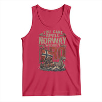 Funny You Cant Spell Norway Without RO Tank Top Vintage Longship Viking Row Spirit Heritage