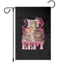 Eepy Sleepy Cats Y2K Bootleg Meme Graphic Garden Flag Funny Internet Culture Humor