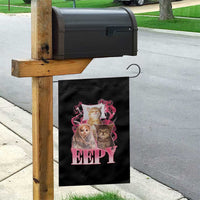 Eepy Sleepy Cats Y2K Bootleg Meme Graphic Garden Flag Funny Internet Culture Humor