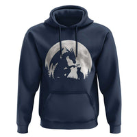 Dragon Boop Cat Full Moon Graphic Hoodie Cute Fantasy Animal RPG Gamers