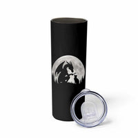 Dragon Boop Cat Full Moon Graphic Skinny Tumbler Cute Fantasy Animal RPG Gamers