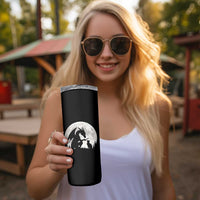 Dragon Boop Cat Full Moon Graphic Skinny Tumbler Cute Fantasy Animal RPG Gamers