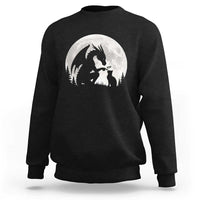 Dragon Boop Cat Full Moon Graphic Sweatshirt Cute Fantasy Animal RPG Gamers