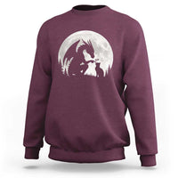 Dragon Boop Cat Full Moon Graphic Sweatshirt Cute Fantasy Animal RPG Gamers