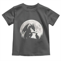 Dragon Boop Cat Full Moon Graphic Toddler T Shirt Cute Fantasy Animal RPG Gamers