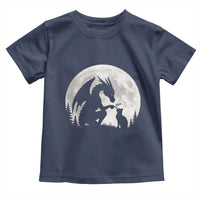Dragon Boop Cat Full Moon Graphic Toddler T Shirt Cute Fantasy Animal RPG Gamers