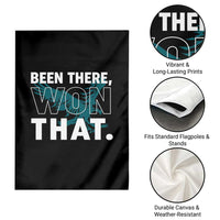 Been There Won That Garden Flag Game Day Champions Sport Fans - Wonder Print Shop