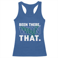 Been There Won That Racerback Tank Top Game Day Champions Sport Fans - Wonder Print Shop