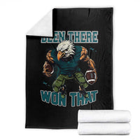 Been There Won That Fierce Football Graphic Throw Blanket Game Day Champions Sport Fans - Wonder Print Shop