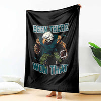 Been There Won That Fierce Football Graphic Throw Blanket Game Day Champions Sport Fans - Wonder Print Shop