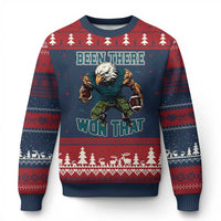 Been There Won That Fierce Football Graphic Ugly Christmas Sweater Game Day Champions Sport Fans - Wonder Print Shop