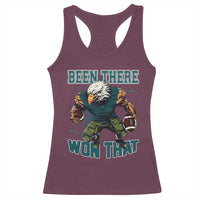 Been There Won That Fierce Football Graphic Racerback Tank Top Game Day Champions Sport Fans - Wonder Print Shop