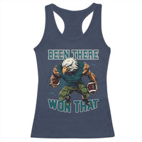 Been There Won That Fierce Football Graphic Racerback Tank Top Game Day Champions Sport Fans - Wonder Print Shop
