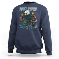 Been There Won That Fierce Football Graphic Sweatshirt Game Day Champions Sport Fans - Wonder Print Shop