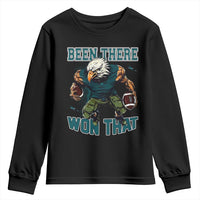 Been There Won That Fierce Football Graphic Youth Sweatshirt Game Day Champions Sport Fans - Wonder Print Shop