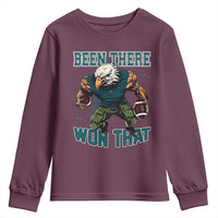 Been There Won That Fierce Football Graphic Youth Sweatshirt Game Day Champions Sport Fans - Wonder Print Shop