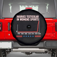 Testicular Injuries in Womens Sports Satirical Graphic Spare Tire Cover Dark Humor with Controversial Commentary - Wonder Print Shop