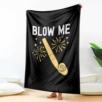 Funny Offensive Blow Me Throw Blanket Adult Humor Party Celebration - Wonder Print Shop
