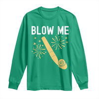 Funny Offensive Blow Me Long Sleeve Shirt Adult Humor Party Celebration - Wonder Print Shop