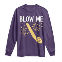 Funny Offensive Blow Me Long Sleeve Shirt Adult Humor Party Celebration - Wonder Print Shop