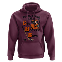 Yeah I Like GHB Gay Hockey Boys Hoodie LGBTQ Pride Hockey Fan - Wonder Print Shop