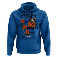 Yeah I Like GHB Gay Hockey Boys Hoodie LGBTQ Pride Hockey Fan - Wonder Print Shop